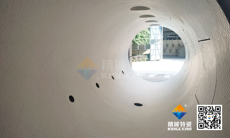 mg冰球突破特瓷管道耐磨陶瓷装置