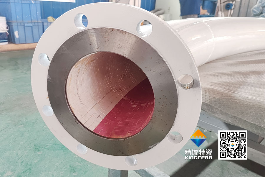 mg冰球突破ZTA陶瓷贴片耐磨管道