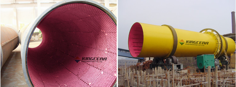 湖南某烧结厂圆筒混淆机使用mg冰球突破耐磨陶瓷衬板